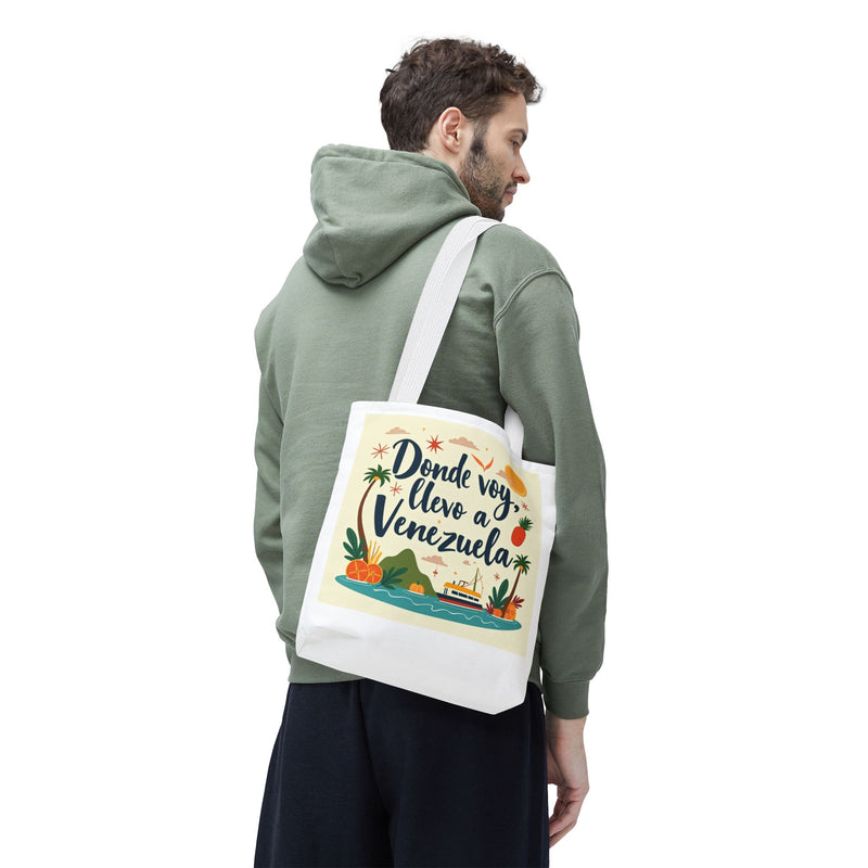 Tote Bag “Donde voy, llevo a Venezuela” / “Pa’ llevar todo”