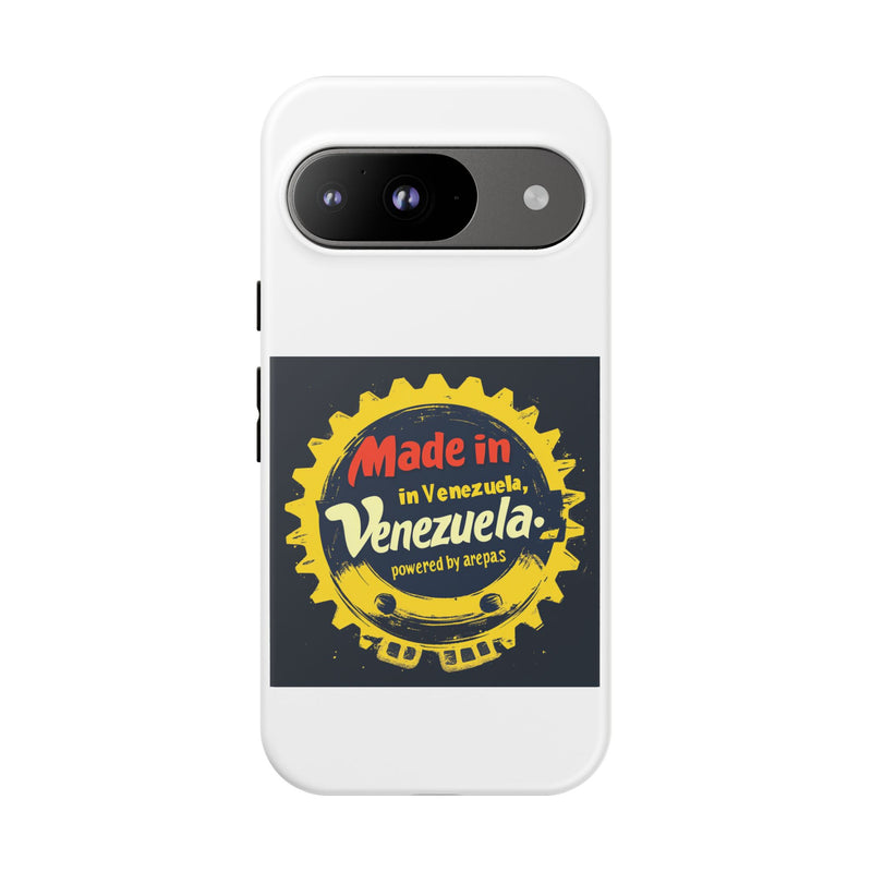 Funda para Teléfono "Made in Venezuela, Powered by Arepas"