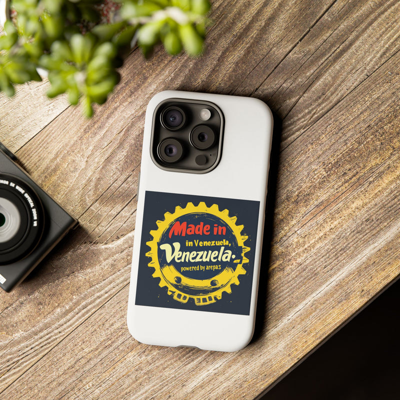 Funda para Teléfono "Made in Venezuela, Powered by Arepas"