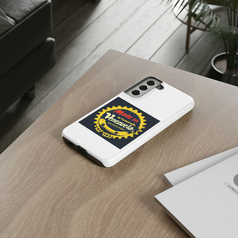 Funda para Teléfono "Made in Venezuela, Powered by Arepas"