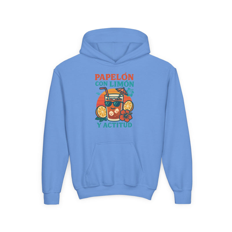 Hoodie Juvenil “Papelón con Limón y Actitud”