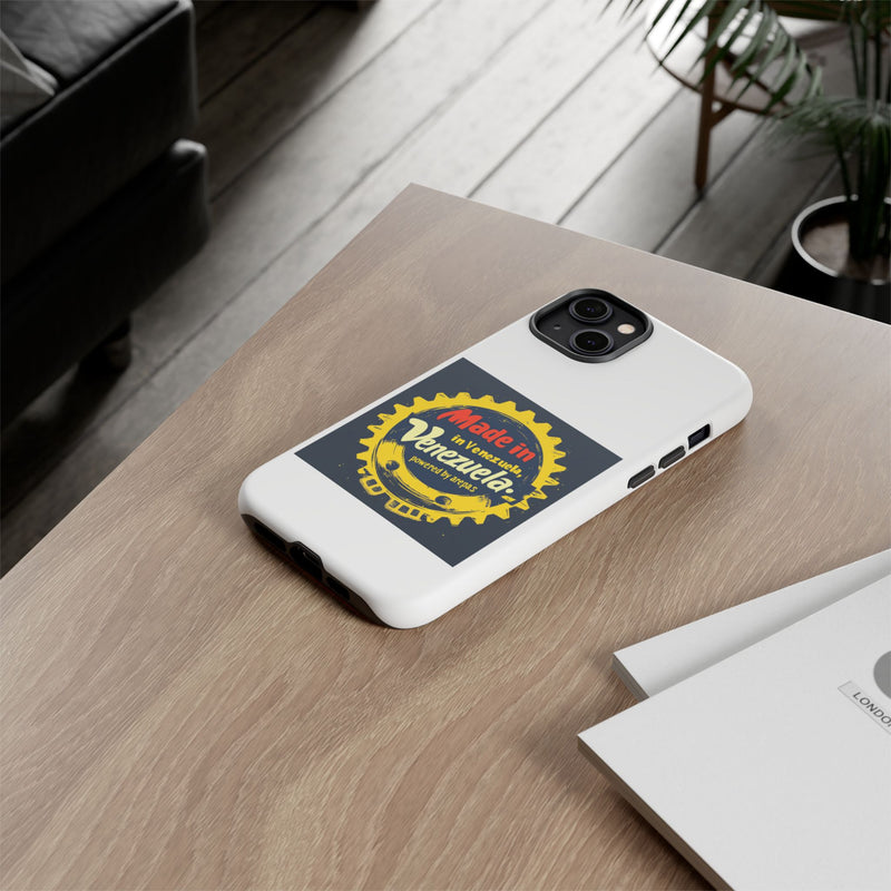 Funda para Teléfono "Made in Venezuela, Powered by Arepas"