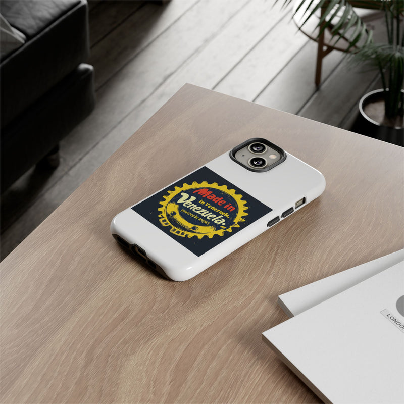 Funda para Teléfono "Made in Venezuela, Powered by Arepas"