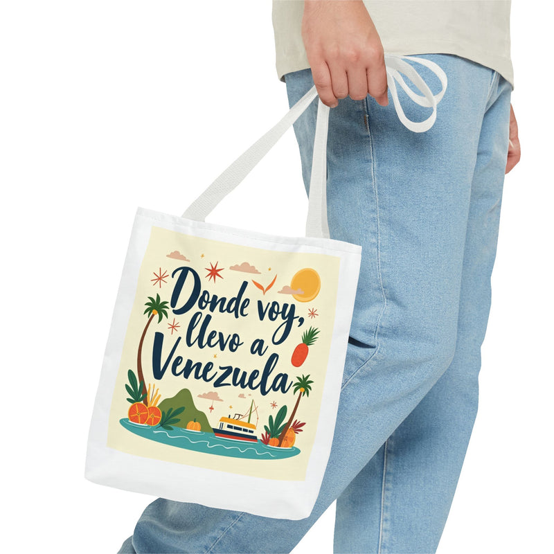 Tote Bag “Donde voy, llevo a Venezuela” / “Pa’ llevar todo”