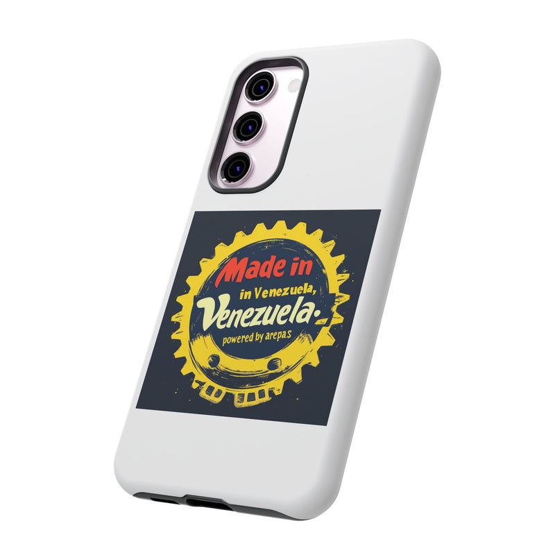 Funda para Teléfono "Made in Venezuela, Powered by Arepas"