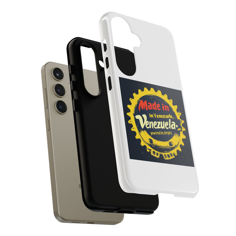 Funda para Teléfono "Made in Venezuela, Powered by Arepas"