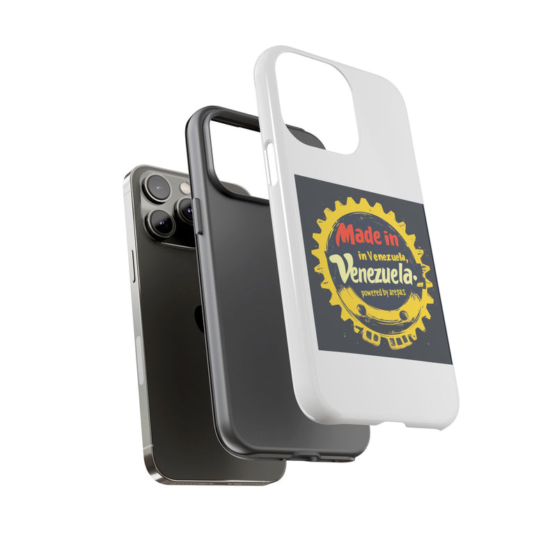 Funda para Teléfono "Made in Venezuela, Powered by Arepas"