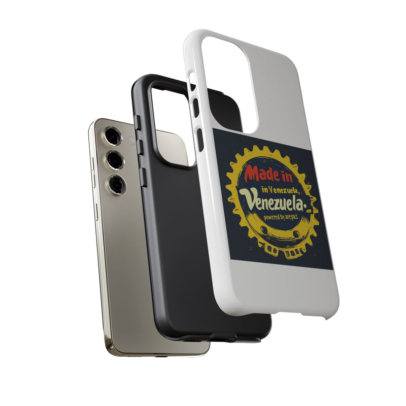 Funda para Teléfono "Made in Venezuela, Powered by Arepas"