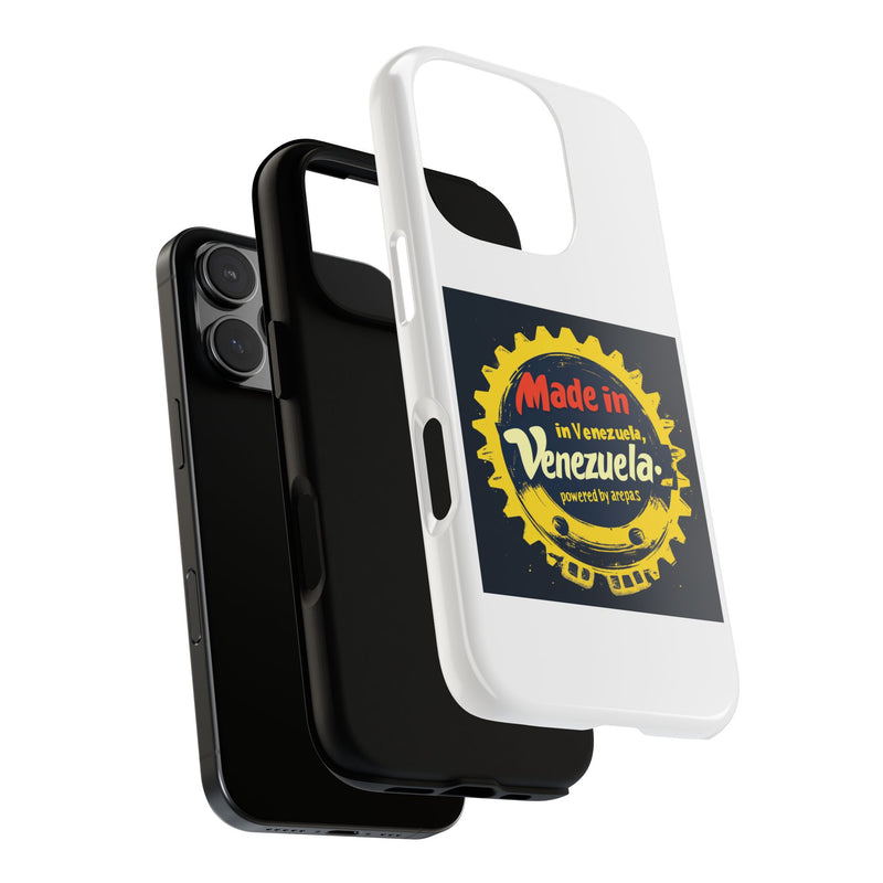 Funda para Teléfono "Made in Venezuela, Powered by Arepas"