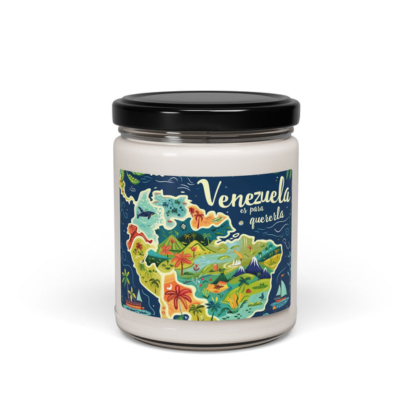 Vela Aromática "Esencia Venezolana" – 9oz de Soya Natural