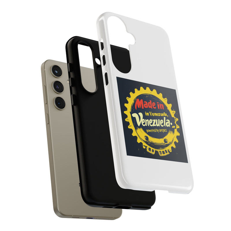 Funda para Teléfono "Made in Venezuela, Powered by Arepas"