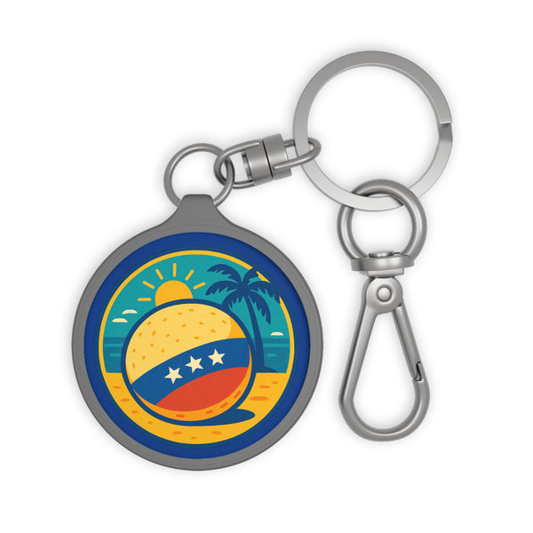 Llavero "Playa Venezolana" – Souvenir Tropical con Sabor a Casa