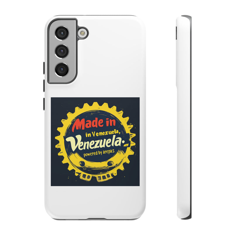 Funda para Teléfono "Made in Venezuela, Powered by Arepas"