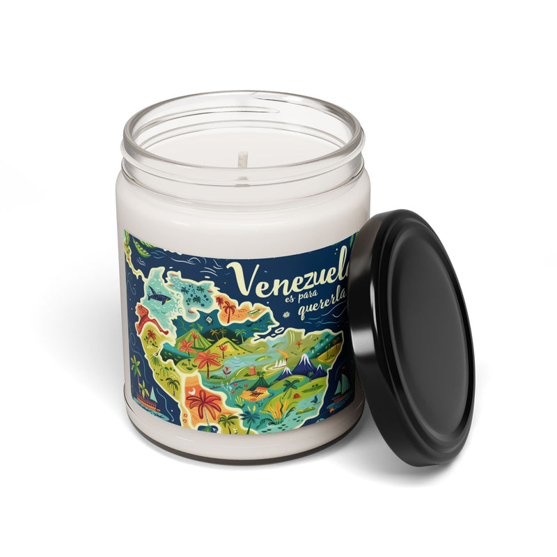 Vela Aromática "Esencia Venezolana" – 9oz de Soya Natural