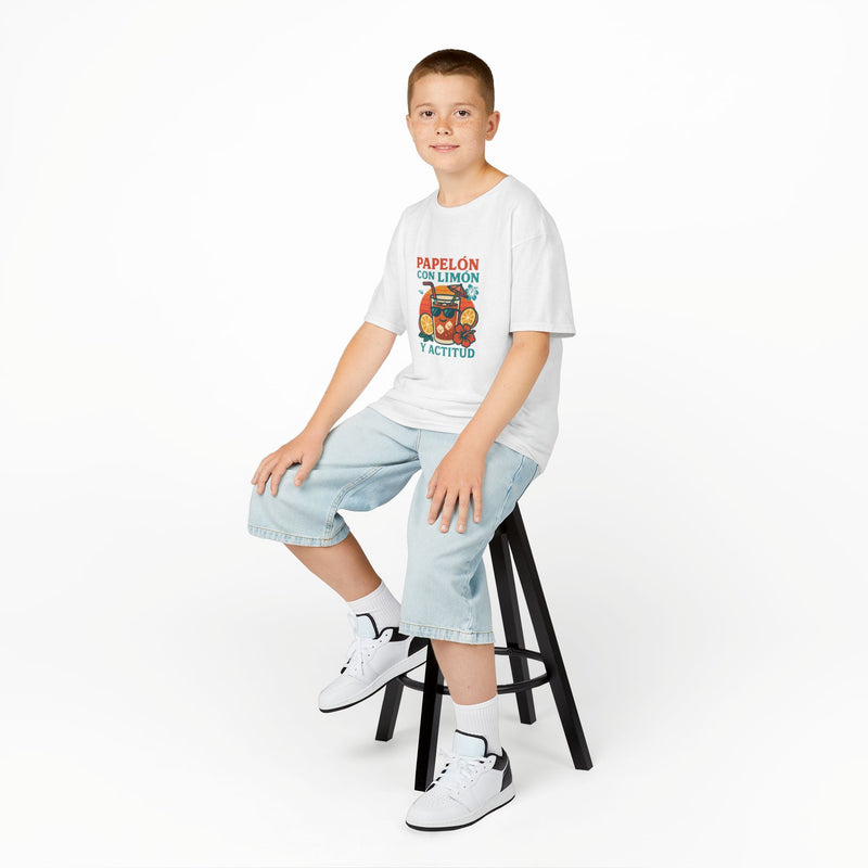 Franela Infantil "Papelón con Limón y Actitud" – 100% Algodón
