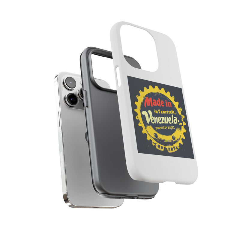 Funda para Teléfono "Made in Venezuela, Powered by Arepas"