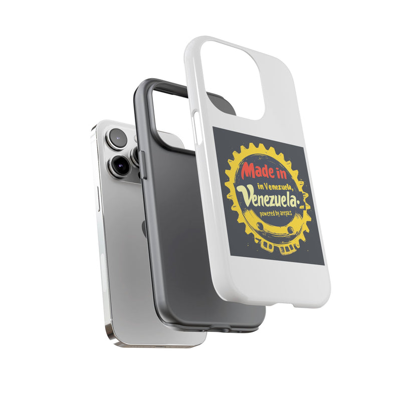 Funda para Teléfono "Made in Venezuela, Powered by Arepas"