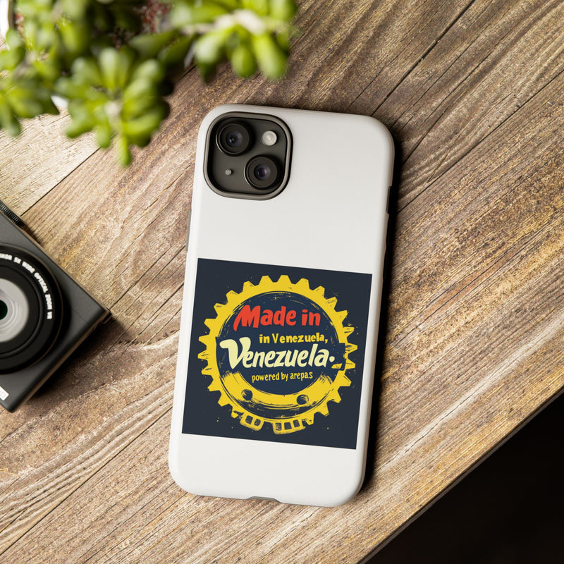 Funda para Teléfono "Made in Venezuela, Powered by Arepas"