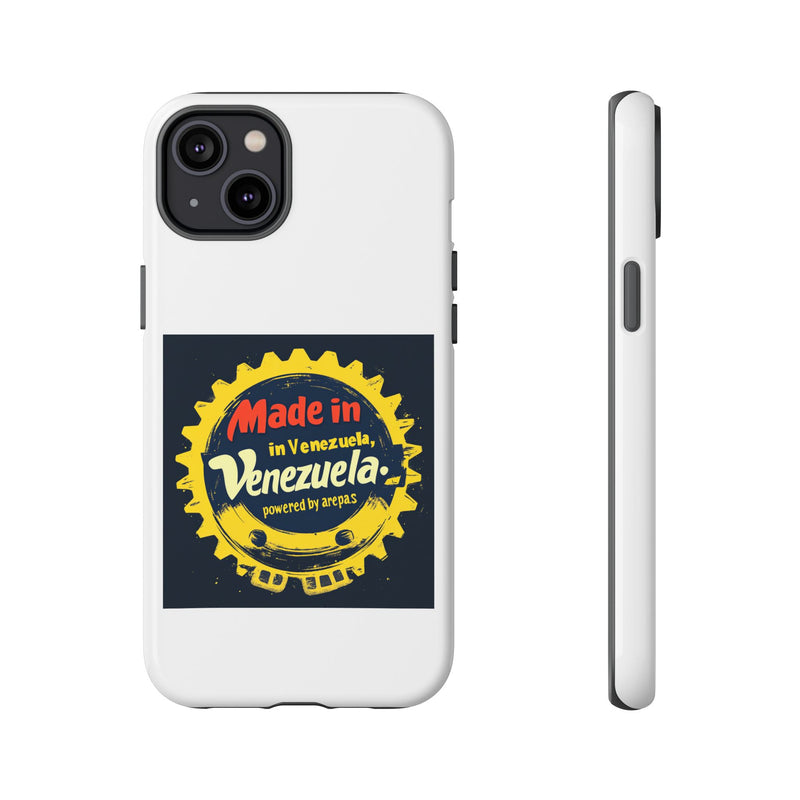 Funda para Teléfono "Made in Venezuela, Powered by Arepas"