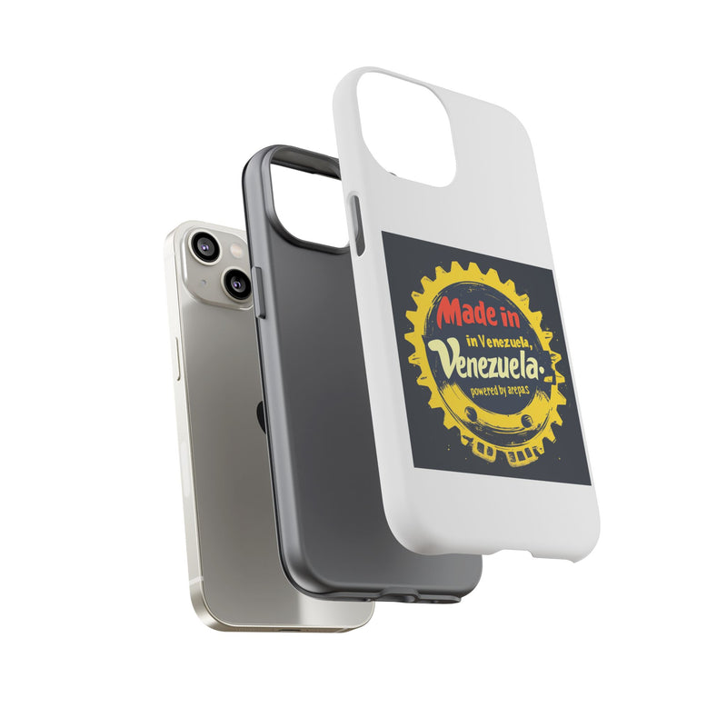 Funda para Teléfono "Made in Venezuela, Powered by Arepas"