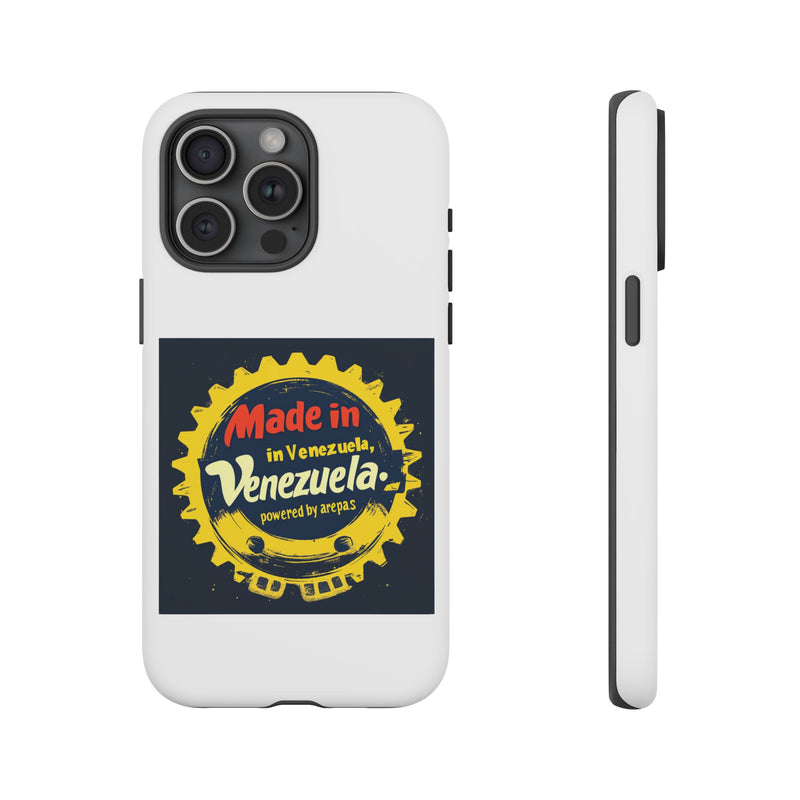 Funda para Teléfono "Made in Venezuela, Powered by Arepas"