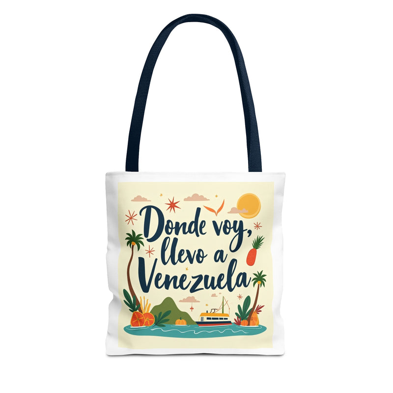 Tote Bag “Donde voy, llevo a Venezuela” / “Pa’ llevar todo”