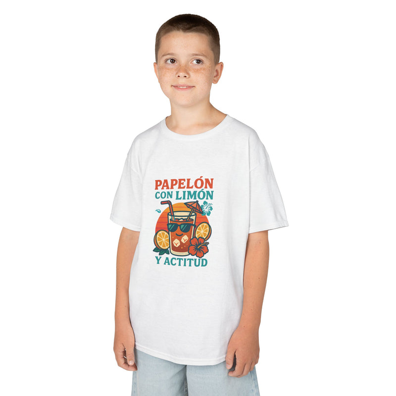 Franela Infantil "Papelón con Limón y Actitud" – 100% Algodón