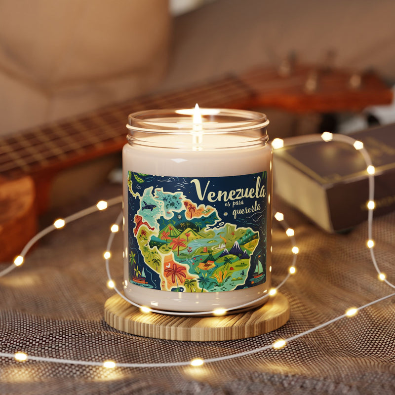 Vela Aromática "Esencia Venezolana" – 9oz de Soya Natural
