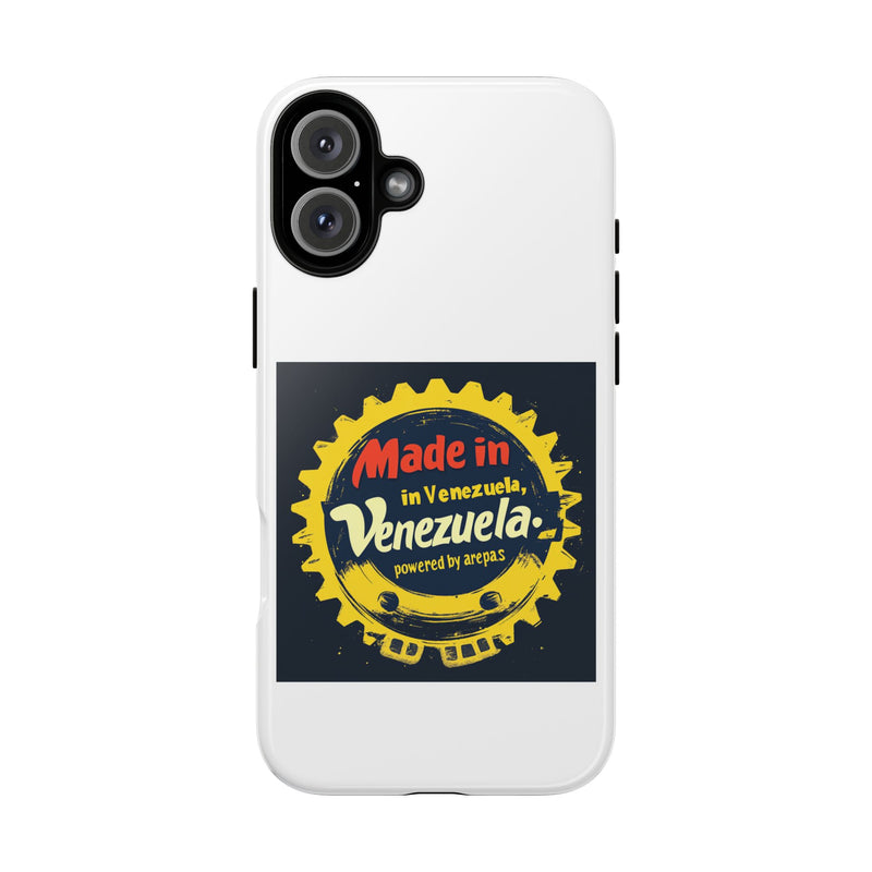 Funda para Teléfono "Made in Venezuela, Powered by Arepas"