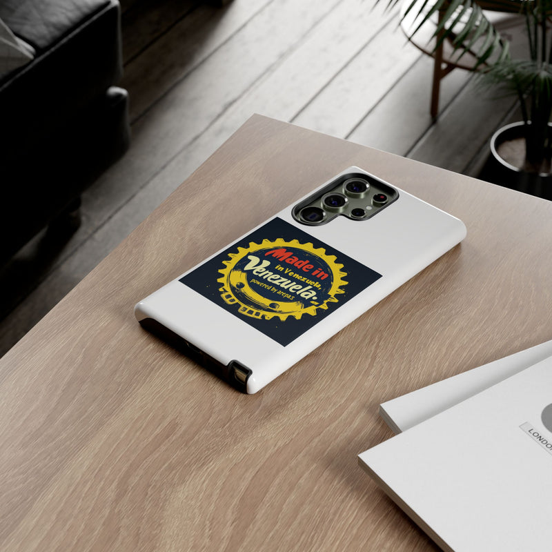 Funda para Teléfono "Made in Venezuela, Powered by Arepas"