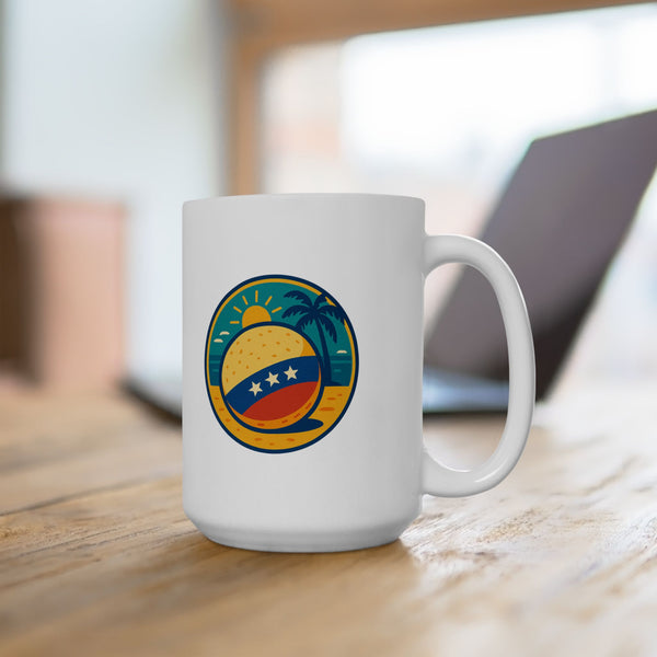 Taza de Cerámica “Vibraciones Tropicales” – 11oz y 15oz