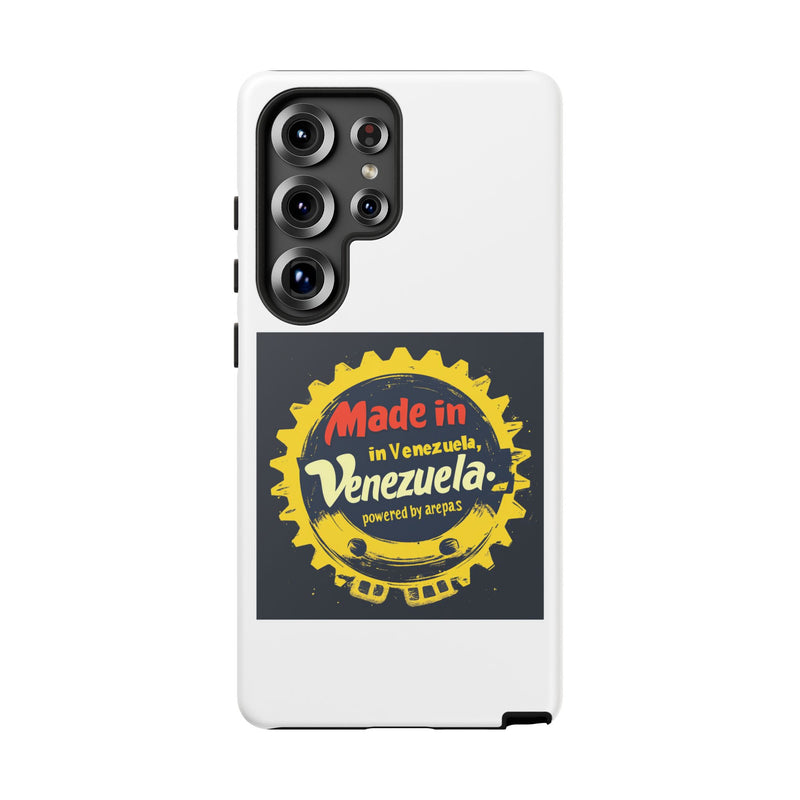 Funda para Teléfono "Made in Venezuela, Powered by Arepas"