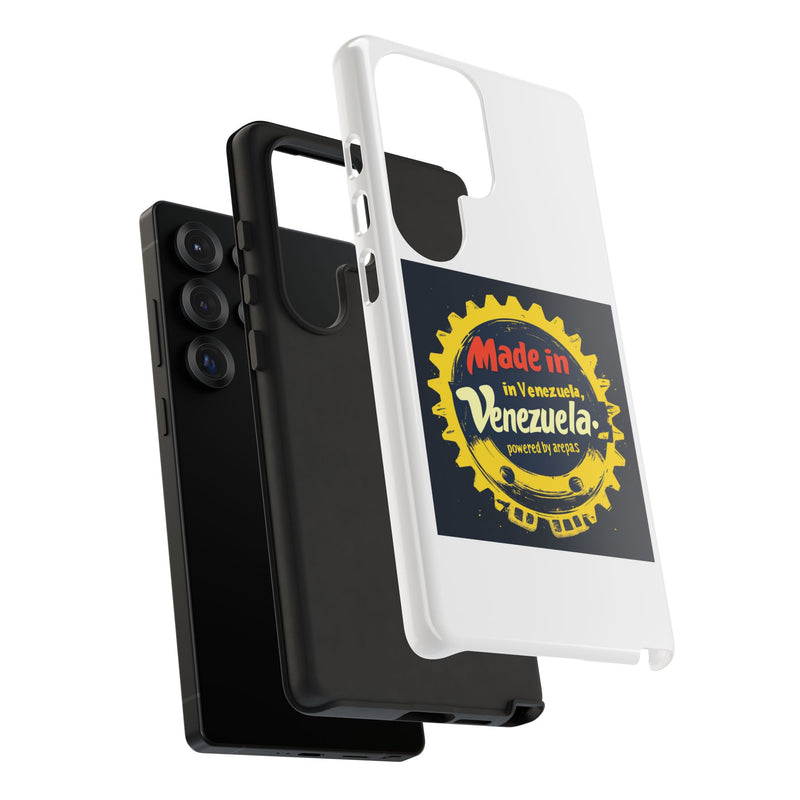 Funda para Teléfono "Made in Venezuela, Powered by Arepas"