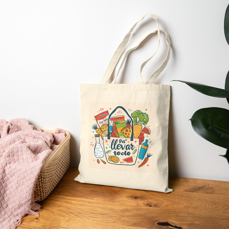 Bolso Tote "Pa’ Llevar Todo" – Ecológico y con Estilo