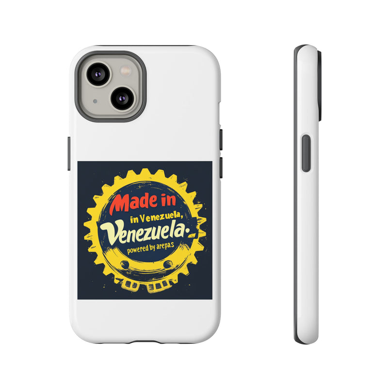 Funda para Teléfono "Made in Venezuela, Powered by Arepas"