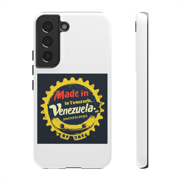 Funda para Teléfono "Hecho en Venezuela, Desarrollado por Arepas"