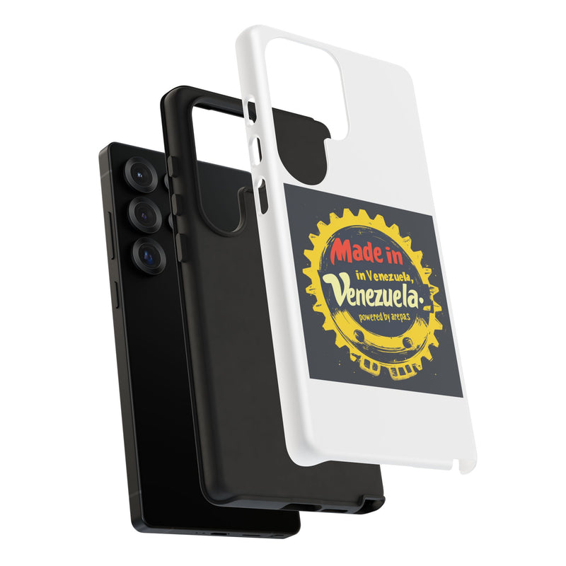 Funda para Teléfono "Made in Venezuela, Powered by Arepas"