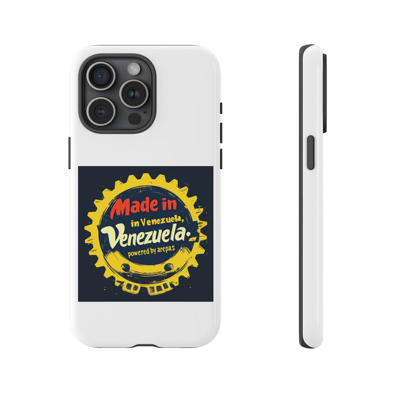 Funda para Teléfono "Made in Venezuela, Powered by Arepas"