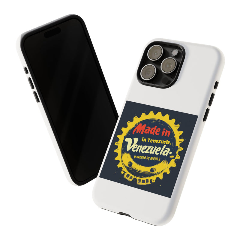 Funda para Teléfono "Made in Venezuela, Powered by Arepas"