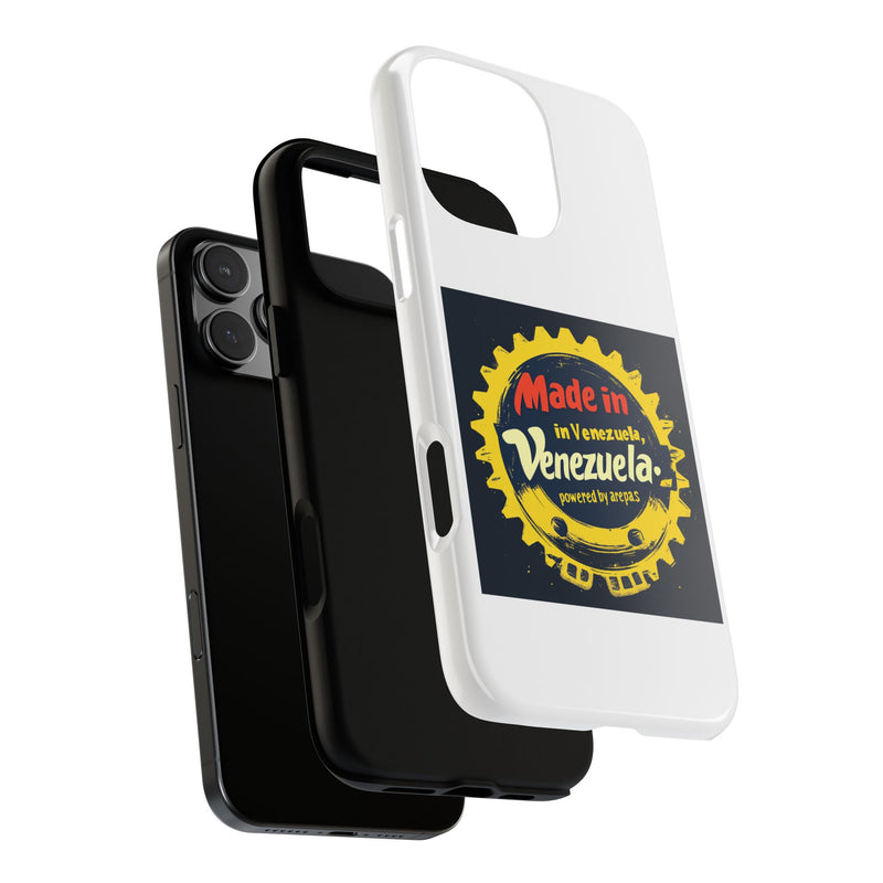Funda para Teléfono "Made in Venezuela, Powered by Arepas"