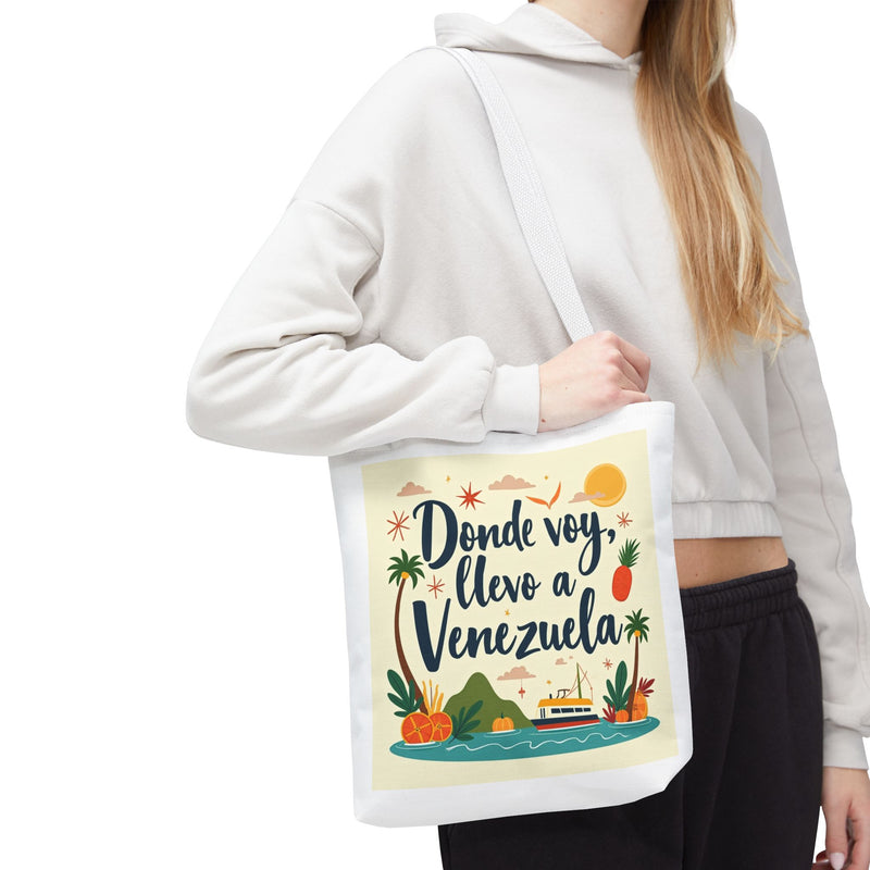 Tote Bag “Donde voy, llevo a Venezuela” / “Pa’ llevar todo”