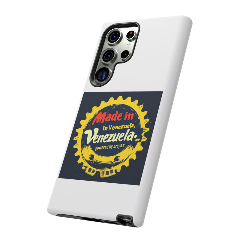 Funda para Teléfono "Made in Venezuela, Powered by Arepas"