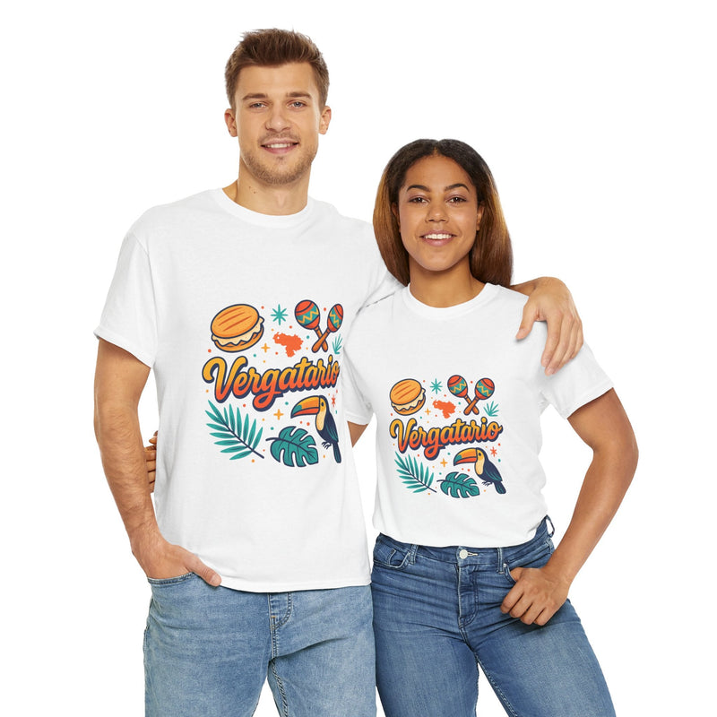 🔥 Camiseta Unisex “Vergatario” – Hecha con sabor y actitud 🥁🦜 - Venemoda