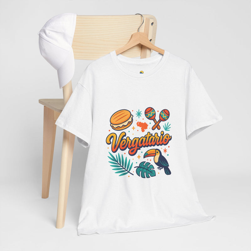 🔥 Camiseta Unisex “Vergatario” – Hecha con sabor y actitud 🥁🦜 - Venemoda