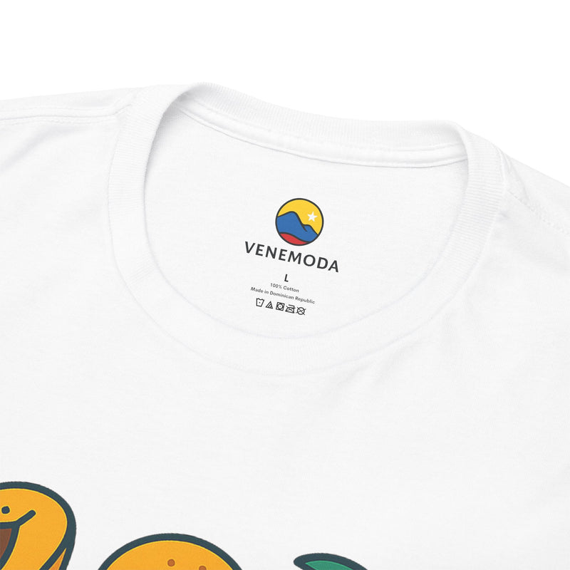 Franela Unisex “Tropical Vibes” – Estilo Retro Isla con Iconos Criollos - Venemoda