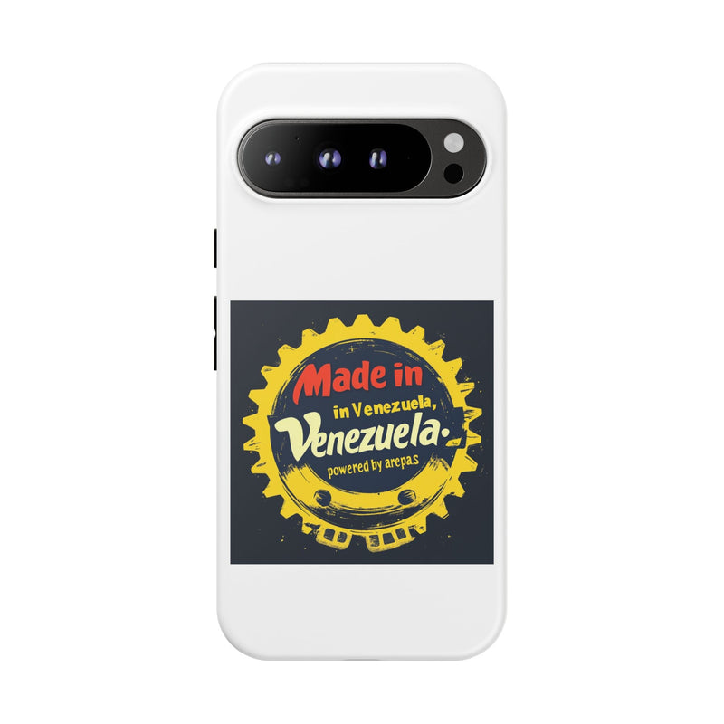 Funda para Teléfono "Made in Venezuela, Powered by Arepas" - Venemoda