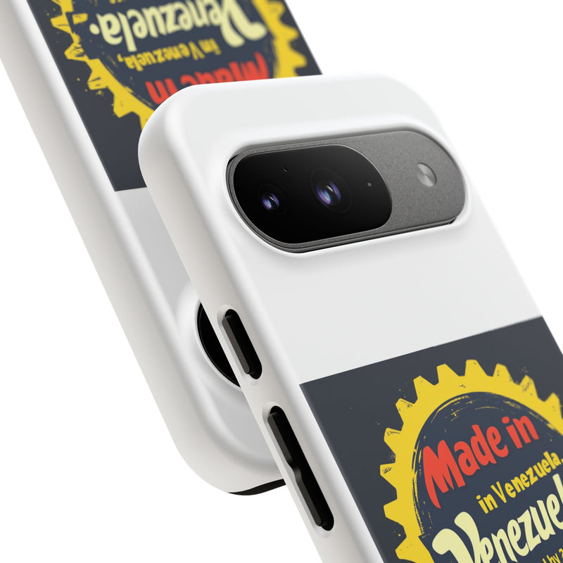 Funda para Teléfono "Made in Venezuela, Powered by Arepas" - Venemoda