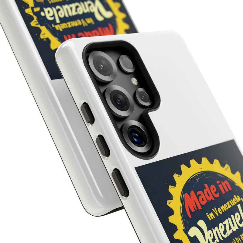 Funda para Teléfono "Made in Venezuela, Powered by Arepas" - Venemoda