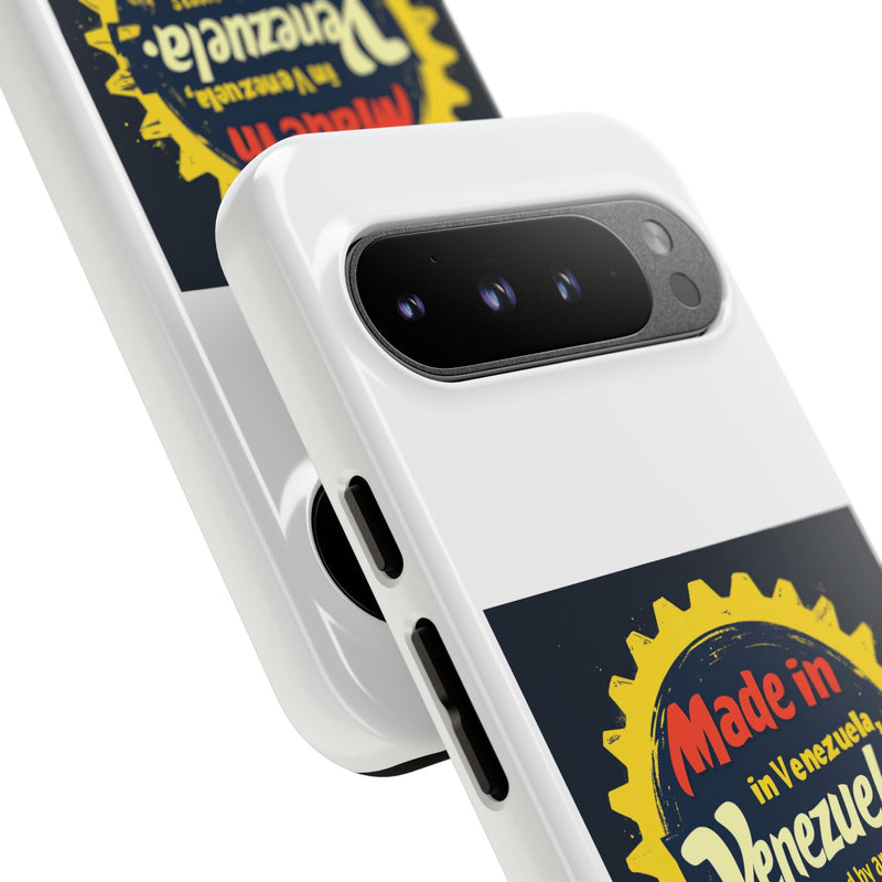 Funda para Teléfono "Made in Venezuela, Powered by Arepas" - Venemoda
