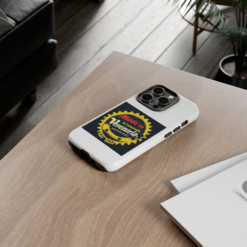 Funda para Teléfono "Made in Venezuela, Powered by Arepas" - Venemoda